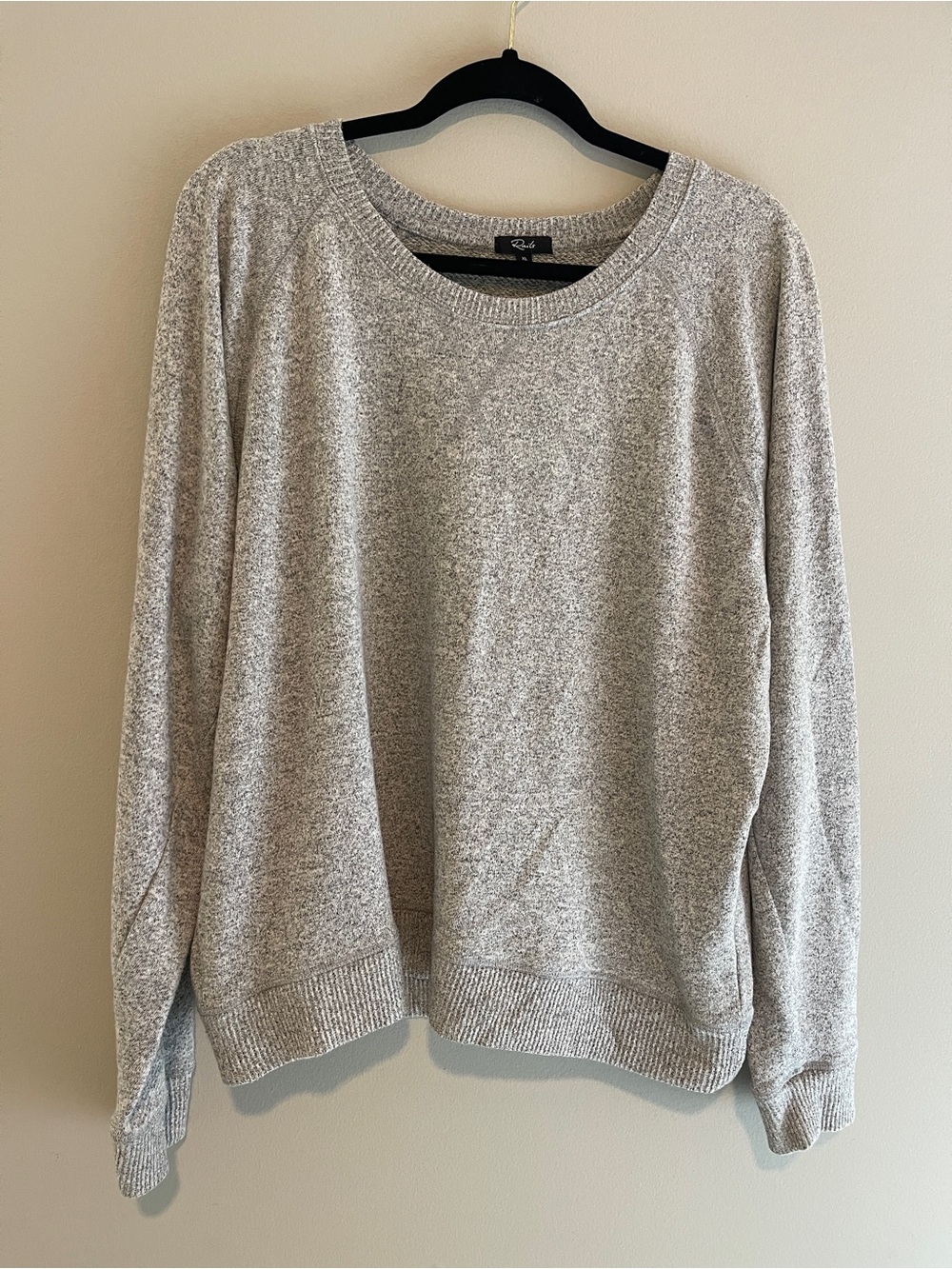 Rails Gray Crewneck Sweater Oversized Soft Size XL
